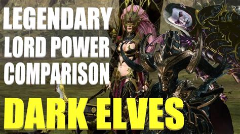 dark elf legendary lords|DARK ELVES Legendary Lord Power Comparison .